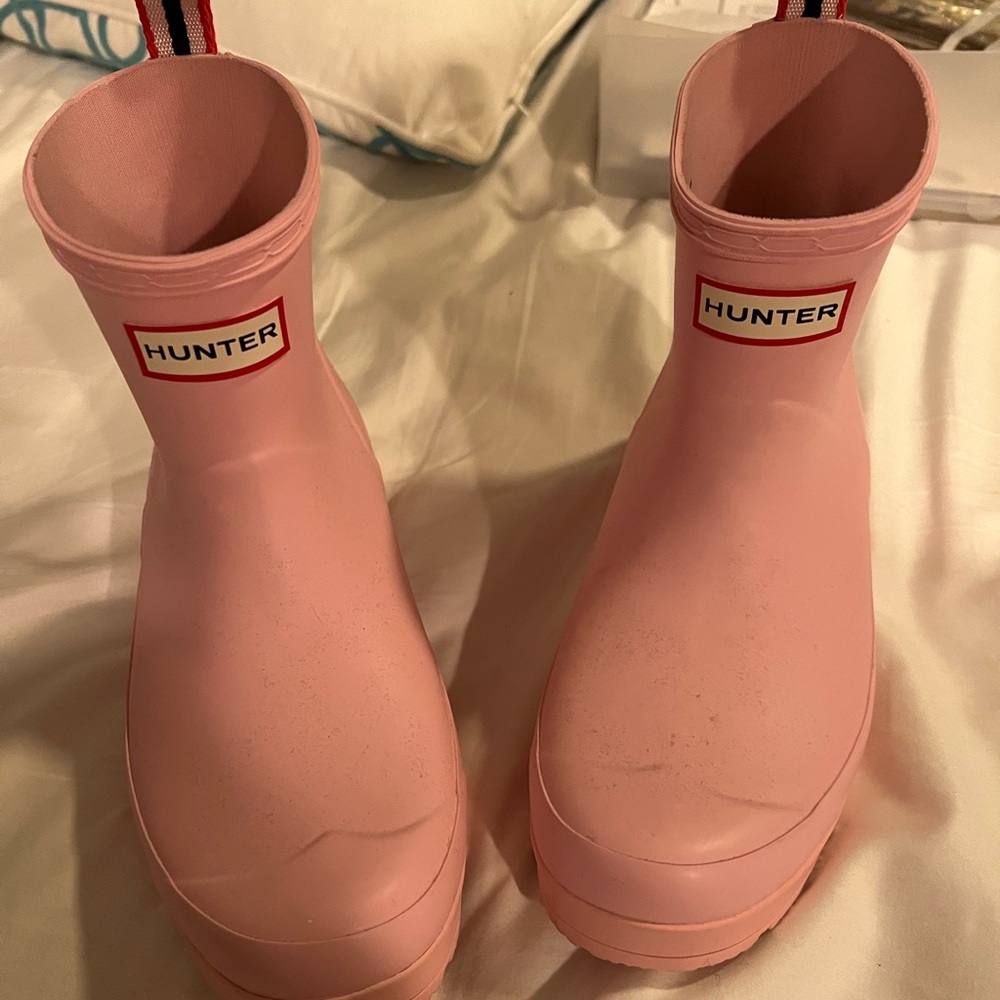 Pink Hunter Boots